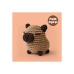The Gookie Capybara Tığ Kiti Yeni Başlayanlar İçin Videolu Amigurumi Örgü Oyuncak Seti- Pratik Örgü İp