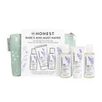 The Honest Company Babe's Mini Must Haves Hediye Seti | Seyahat Boyu Lavanta Şampuanı + Vücut Yıkama (2 fl oz), Yüz + Vücut Losyonu (1 fl oz), Organik Çok Amaçlı Balsam (.75 oz), Yeniden
