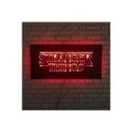 The Hope Shoes Stranger Thıngs 35 X 70 Led Işıklı Tablo - Ahşap Duvar Dekorasyonu Ledli Işıklı Tablo Pilli