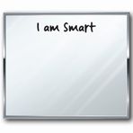 The I am Me Movement - İlham Verici Çıkartmalar, Ayna Çıkartmaları, Banyo Dekoru, Soyma ve Yapıştır Duvar Çıkartması, Ayna Dekoru, Vinil Çıkartma, Ayna Çıkartmaları (I am Smart)