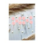 The Istanbul Event 10lu Pembe Minik "It's a Girl" Cupcake Topper Set - Cinsiyet Partisi Muffin Topper Set - Baby Shower