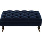 The Ivy Concept Store Blue Harbor Lacivert Chester Dikdörtgen Tekerli Puf