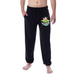 The Jetsons Men's Classic George Jane Judy Sleep Jogger Pajama (X-Large) Black