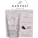 The Kahveci Nespresso Uyumlu Karamel Kapsül Kahve 10'lu + Klasik Filtre Kahve 200GR. - 1 Paket