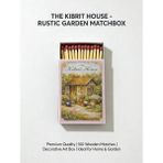 The Kibrit House 3'Lü Rustik Bahçe Kulübesi Temalı Dekoratif Mum Yanı Konsept Uzun Kibrit - The Kibrit
