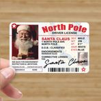 The King Kush Noel Baba Kayıp Sürücü Belgesi 3'lü Paket | Noel Sürprizi | Noel Baba Kızağı Uçan Lisans Kimlik Kartı, Noel için Yenilik Noel Baba Kartı Uçuş Lisansı (3 Paket / 3 Adet)