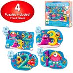 The Learning Journey TLJ630143 Bir Arada 123 4 Puzzle