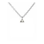 The Legend Of Zelda Triforce Üçgen Kolye 60 Cm Zincirli | Anime Oyun Temalı Unisex Takı