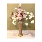 THE LİNSE Metal Dekoratif 50 cm Metal Vazo
