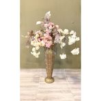 THE LİNSE Metal Dekoratif Vazo 60 Cm