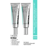 The Liva Retinal Shot Tightening Booster Krem, Sıkılaştırıcı Yüz Kremi, Gece Kremi Yenileyici 30 ml - 2 Adet