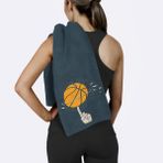 The Lucid Lab Basketball V2 / Lacivert Spor Havlusu - 45 x 90 cm