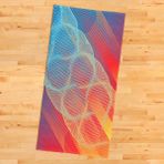 The Lucid Lab Geometric Shapes Spor Havlusu - Renkli - 45 x 90 cm