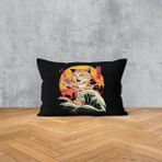 The Lucid Lab Kanagawa Cat - Kedili Çift Taraflı Yastık Kılıfı - 2 Adet - 50 x 70 - Renkli