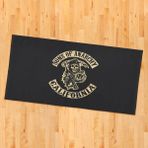 The Lucid Lab Sons Of Anarchy Spor Havlusu - Sarı - Siyah - 45 x 90 cm