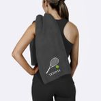 The Lucid Lab Tennis Racket / Antrasit Spor Havlusu - 45 x 90 cm - Renkli
