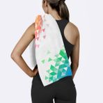 The Lucid Lab Triangles Spor Havlusu - 45 x 90 cm - Renkli