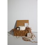 The Luma Luma Calm Box – Doğal Soya Mumlu, Kibrit Bölmeli Taş Dekoratif Mum + Doğal Sabun Hediyeli - Kokusuz