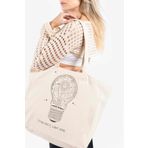 The Lycos "Light Soul" Canvas Tote Omuz ve Plaj Çantası