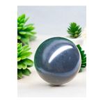 THE MAGIC OF HEALING (4123) OBSİDYEN DOĞAL TAŞ KÜRE (50 MM)(165-175 GRAM ARASINDA)(SERTİFİKALI SİYAH Tek Ebat