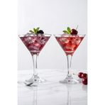 The Mask Elturko 2'li Cam Kokteyl Bardağı Martini & Meşrubat Bardağı, Tatlı Servisi 175 ml