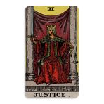 The Masonic Exchange Adalet Tarot Çıkartması - [3,25" x 5,5"]