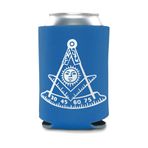 The Masonic Exchange Geçmiş Master Can Koozie (Mavi)