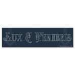 The Masonic Exchange Lux E Tenebris Tampon Çıkartması - [11'' x 3'']