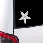 The Masonic Exchange Order of Eastern Star Tampon Çıkartması - [3'' Uzunluk]