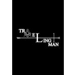 The Masonic Exchange Traveling Man Square & Compass Vinil Çıkartma - [Beyaz][15,7 cm]