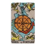 The Masonic Exchange Wheel of Fortune Tarot Çıkartması - [3,25" x 5,5"]