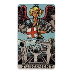 The Masonic Exchange Yargı Tarot Çıkartması [4.25"x5.5"]