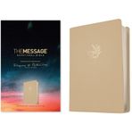 The Message Devotional Bible (Leather-Look, Driftwood Dove): Featuring Notes and Reflections from Eugene H. Peterson