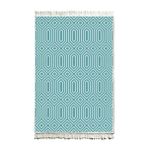 The Mia 150x100 cm Green Çift Taraflı Kilim