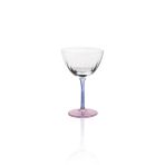 The Mia 240 ml Ayaklı Cam Mavi Pembe Dondurma Kasesi