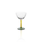 The Mia 240 ml Ayaklı Cam Sarı Yeşil Dondurma Kasesi