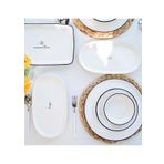 The Mia 31 cm 2'li Set Summertime Oval Servis