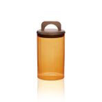The Mia Akasya 1000 ml Kulplu Cam Amber Kavanoz