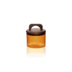 The Mia Akasya 350 ml Kulplu Cam Amber Kavanoz