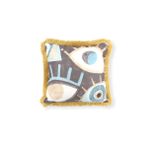 The Mia Amulet Kahverengi Gold 45 X 45 cm Kırlent