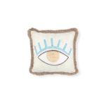 The Mia Amulet Mavi Bej 45 X 45 cm Kırlent