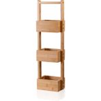 The Mia Bambu 3 Katlı Düzenleyici Raf 65X20X13 cm - Çok Renkli