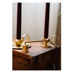 The Mia Brass Pirinç Silindir Mum Söndürücü 18 Cm