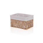 The Mia Cesta Hasır Organizer Naturel 26x18x16 cm Sepet