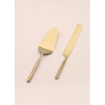 The Mia CKB180 Goldy 2 Parça Pasta Servis Takımı