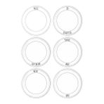 The Mia Daily Tunes 26 cm 6'lı Servis Tabağı Set