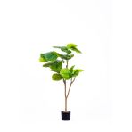 The Mia Ficus Umbellata Yeşil 4 Dallı 120 cm Yapay Ağaç