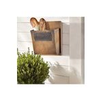The Mia Galvaniz Metal 37x27x17cm Asılan Ekmek & Gazetelik Gold Glv0526