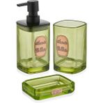 The Mia Globe 330 ml 3 Parça Yeşil Banyo Seti