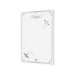 The Mia GLV0352 Beyaz Mat 70x50 cm Magnet Panosu